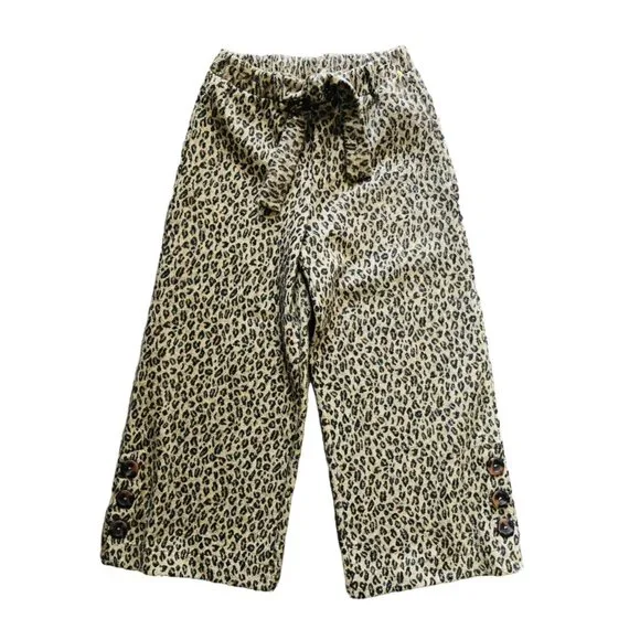 Zara Girls Fleece Leopard Trousers - Picture 1 of 8